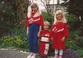 Mine tre børn i haven FG 9 i 1991