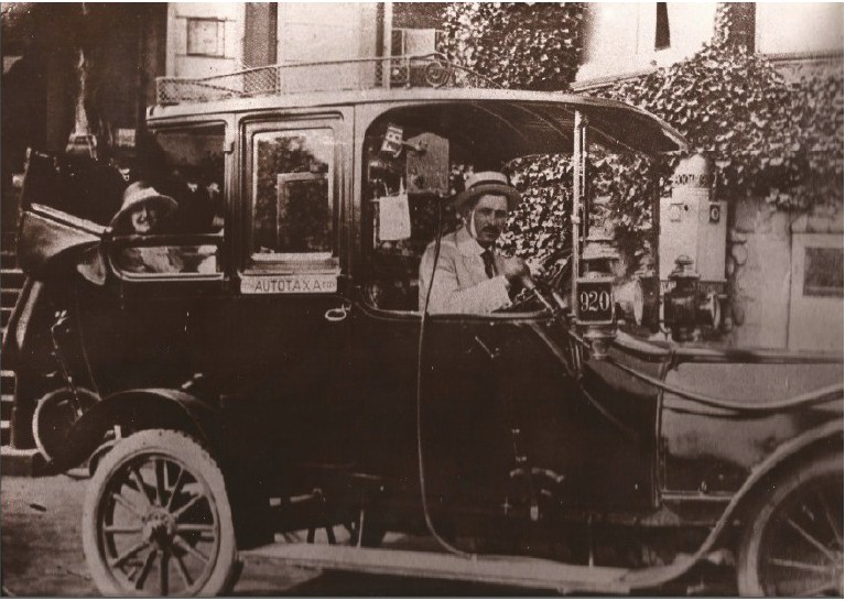 Georg i hans taxa vognnr. 920 ca. 1919
